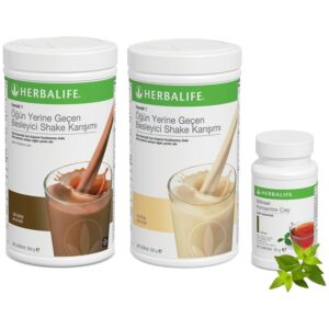 Herbalife Shake Karışımı 1 Vanilya 1 Çikolata 1 Klasik Çay