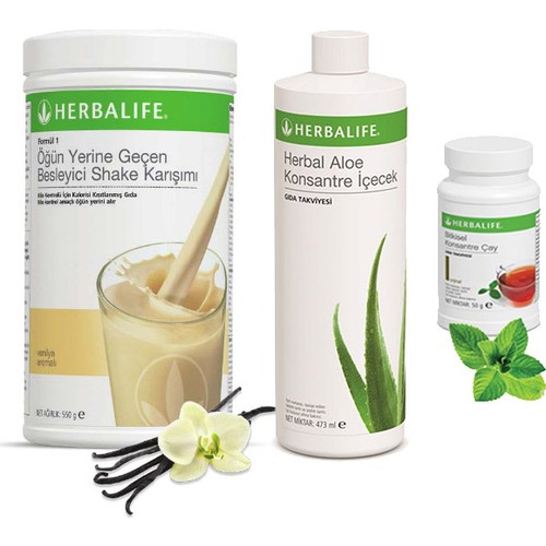 Herbalife Vanilya Shake - Klasik Çay 50 gr - Aloe Vera