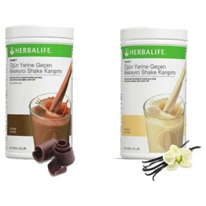 Herbalife Shake Karışımı - 1 Vanilya - 1 Çikolata