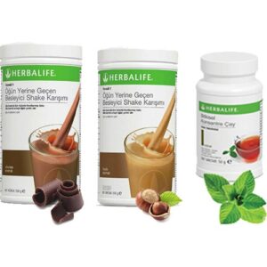 Herbalife Shake Karışımı - 1 Fındık - 1 Çikolata - 1 Klasik Çay