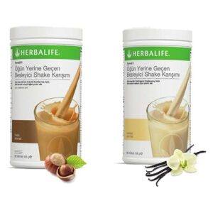 Herbalife Shake Karışımı - 1 Vanilya - 1 Fındık