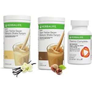Herbalife Shake Karışımı - 1 Vanilya - 1 Fındık - 1 Termo