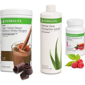 Herbalife Çikolata Shake -Ahududu Çay 50 gr - Aloe Vera