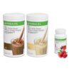 Herbalife Shake Karışımı 1 Vanilya 1 Çikolata 1 Ahududu Çay