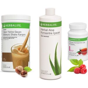 Herbalife Fındık Shake -Ahududu Çay 50 gr - Aloe Vera
