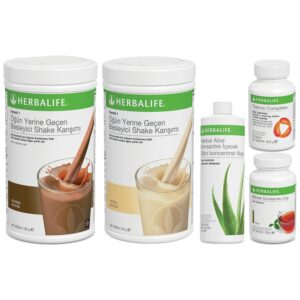 Herbalife Shake Karışımı 1 Vanilya 1 Çikolata 1 Aloe Vera 1 Termo 1 100 Gr Klasik Çay