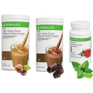 Herbalife Shake Karışımı - 1 Fındık - 1 Çikolata - 1 Klasik Çay 100 gr