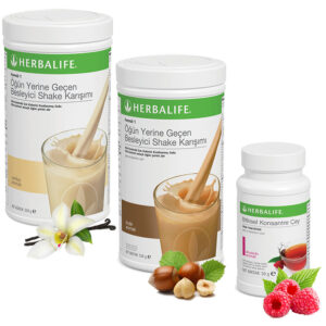 Herbalife Shake Vanilya 1  Fındık 1 - Herbalife Çay Ahududu