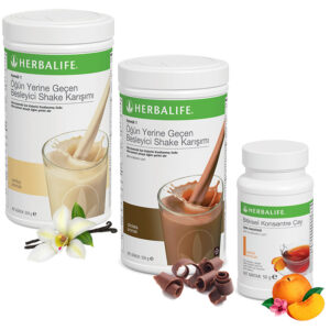 Herbalife Shake Vanilya 1 Çikolata 1 - Herbalife Çay Şeftali