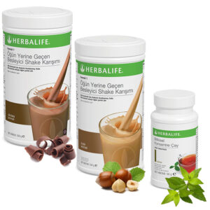 Herbalife Shake Çikolata 1  Fındık 1 - Herbalife Çay Klasik 50 Gr