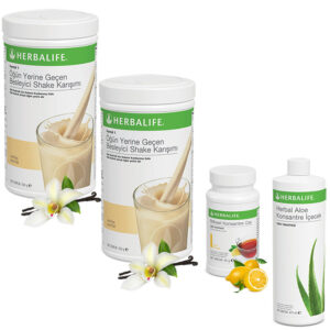 Herbalife Shake Vanilya 2 - Herbalife Çay Limon - Herbalife Aloe Vera