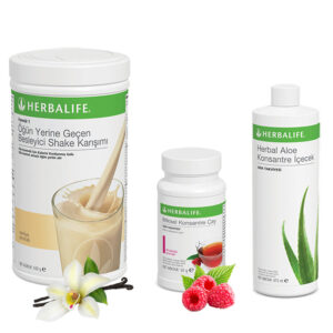 Herbalife Shake Vanilya - Herbalife Çay Ahududu - Herbalife Aloe Vera