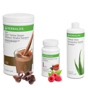 Herbalife Shake Çikolata - Herbalife Çay Ahududu - Herbalife Aloe Vera