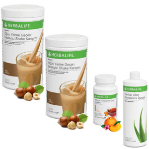 Herbalife Shake Fındık  2 - Herbalife Çay Şeftali - Herbalife Aloe Vera
