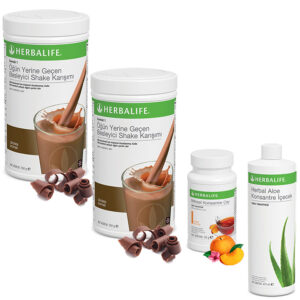 Herbalife Shake Çikolata 2 - Herbalife Çay Şeftali - Herbalife Aloe Vera