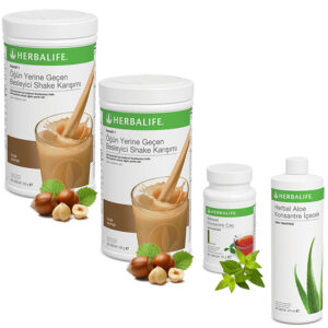 Herbalife Shake Fındık  2 - Herbalife Çay Klasik 50 Gr - Herbalife Aloe Vera