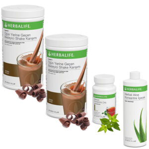Herbalife Shake Çikolata 2 - Herbalife Çay Klasik 50 Gr - Herbalife Aloe Vera