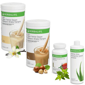 Herbalife Shake Vanilya 1  Fındık 1 - Herbalife Çay Klasik 100 Gr - Herbalife Aloe Vera
