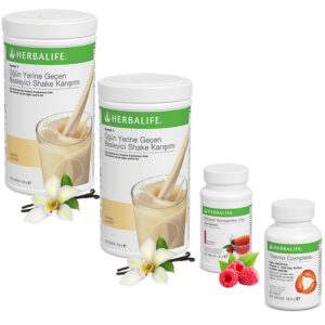 Herbalife Shake Vanilya 2 - Herbalife Çay Ahududu - Herbalife Termo