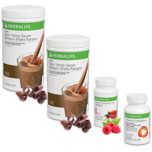 Herbalife Shake Çikolata 2 - Herbalife Çay Ahududu - Herbalife Termo