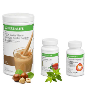 Herbalife Shake Fındık  - Herbalife Çay Klasik 50 Gr - Herbalife Termo