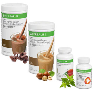 Herbalife Shake Çikolata 1  Fındık 1 - Herbalife Çay Klasik 100 Gr - Herbalife Termo