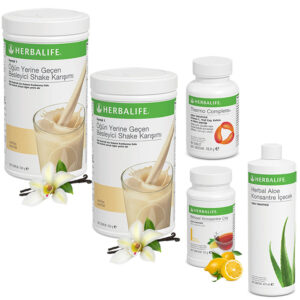 Herbalife Shake Vanilya 2 - Herbalife Çay Limon - Herbalife Aloe Vera - Herbalife Termo