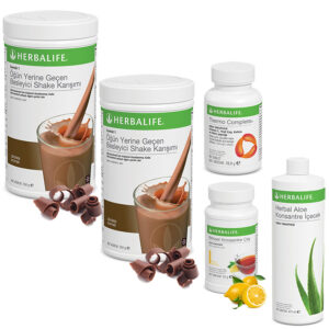 Herbalife Shake Çikolata 2 - Herbalife Çay Limon - Herbalife Aloe Vera - Herbalife Termo