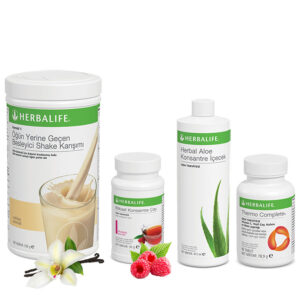 Herbalife Shake Vanilya - Herbalife Çay Ahududu - Herbalife Aloe Vera - Herbalife Termo