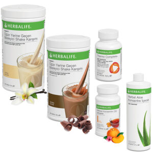 Herbalife Shake Vanilya 1 Çikolata 1 - Herbalife Çay Şeftali - Herbalife Aloe - Herbalife Termo
