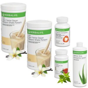 Herbalife Shake Vanilya 2 - Herbalife Çay Klasik 50 Gr - Herbalife Aloe Vera - Herbalife Termo