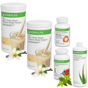 Herbalife Shake Vanilya 2 - Herbalife Çay Klasik 100 Gr - Herbalife Aloe Vera - Herbalife Termo