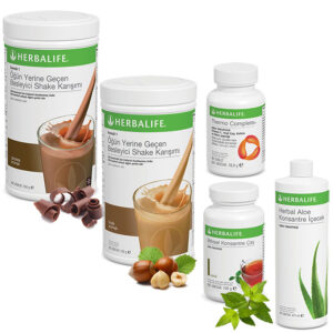 Herbalife Shake Çikolata 1  Fındık 1 - Herbalife Çay 100 Gr - Herbalife Aloe Vera - Herbalife Termo