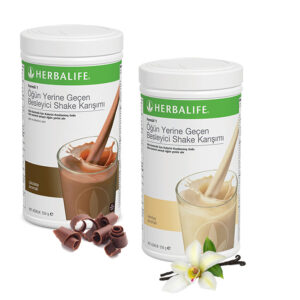 Herbalife Shake Çikolata 1  Herbalife Shake Vanilya 1